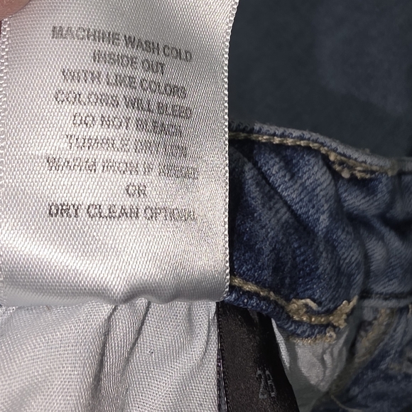 Flying Monkey Distressed High Rise Button Fly Flare Jeans Light Wash Size 28 - Picture 9 of 10